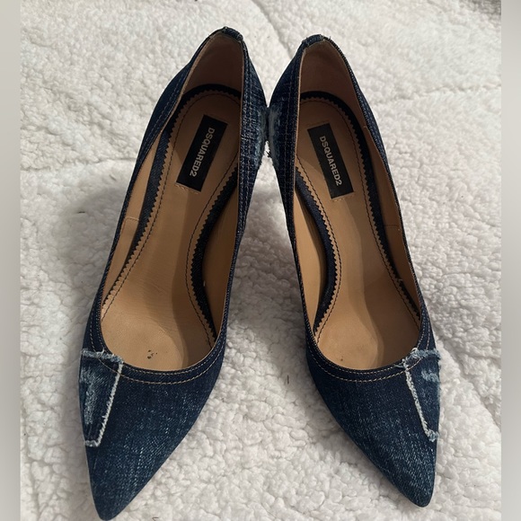 DSQUARED2 Shoes - DSQUARED2 Demin Heels~ Size 7.5 (38) Made in Italy
